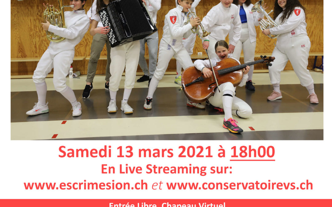 Les escrimeurs en assaut musical…