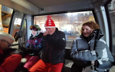 En piste à Anzère !