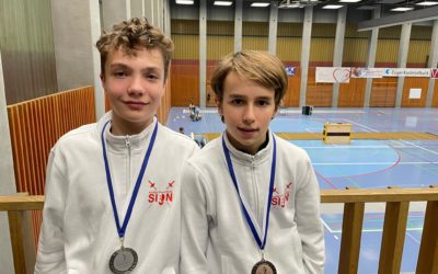 Trois podiums à Zoug!