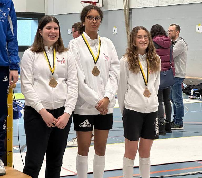Podium pour les filles de Sion !